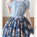 Fluffy Clouds - Cotton Plus Size Lolita Blouse Muti-Colored Shirt